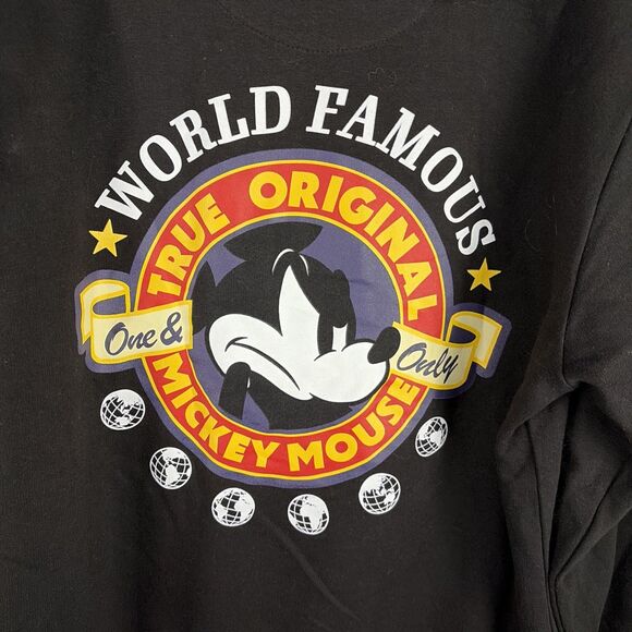 DISNEY X NEFF True Origional Mickey Mouse 1928 Black Sweatshirt Hoodie Large NWT - Picture 6 of 7